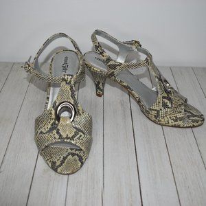 East 5th Women's Snake Print Heels Size US 7M